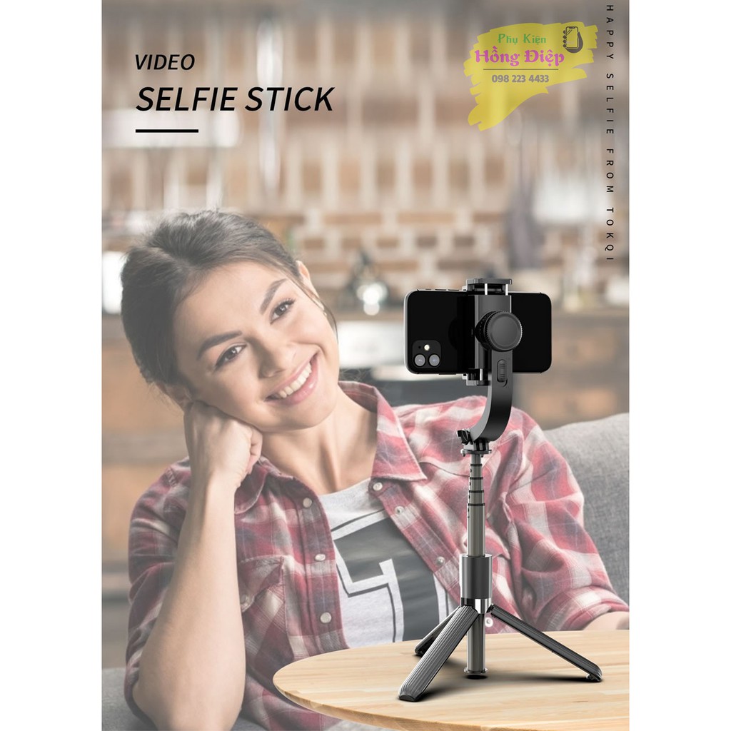 Gậy Chống Rung Gimbal L08 Có Remote Bluetooth