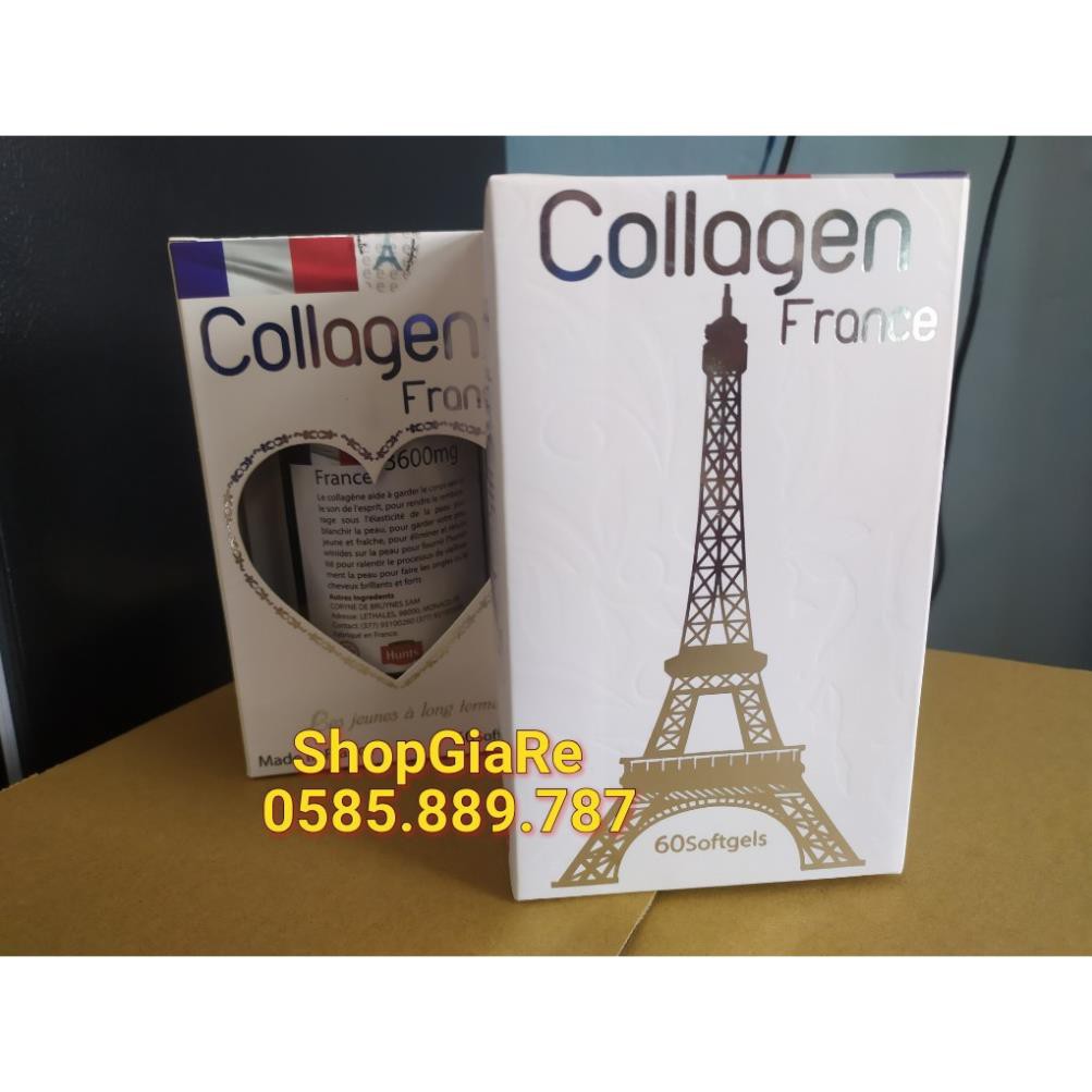 Viên uống Collagen France  làm đẹp da nám da ,vàng da chống chống lão hóa, mịn và sáng da