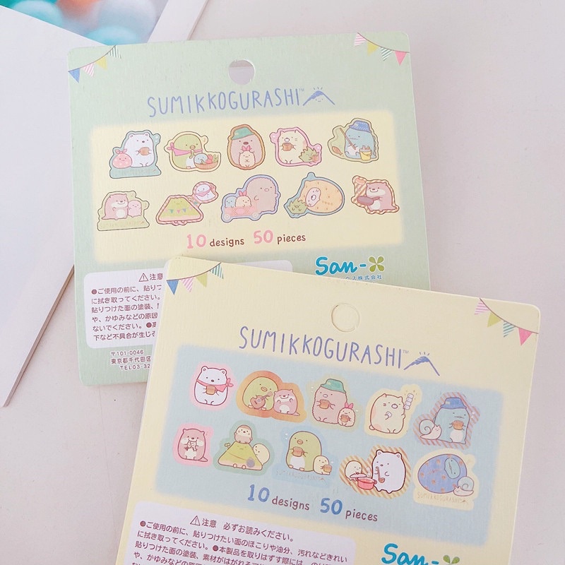 Sticker Sumikko Gurashi hoạt hình dễ thương 50 cái