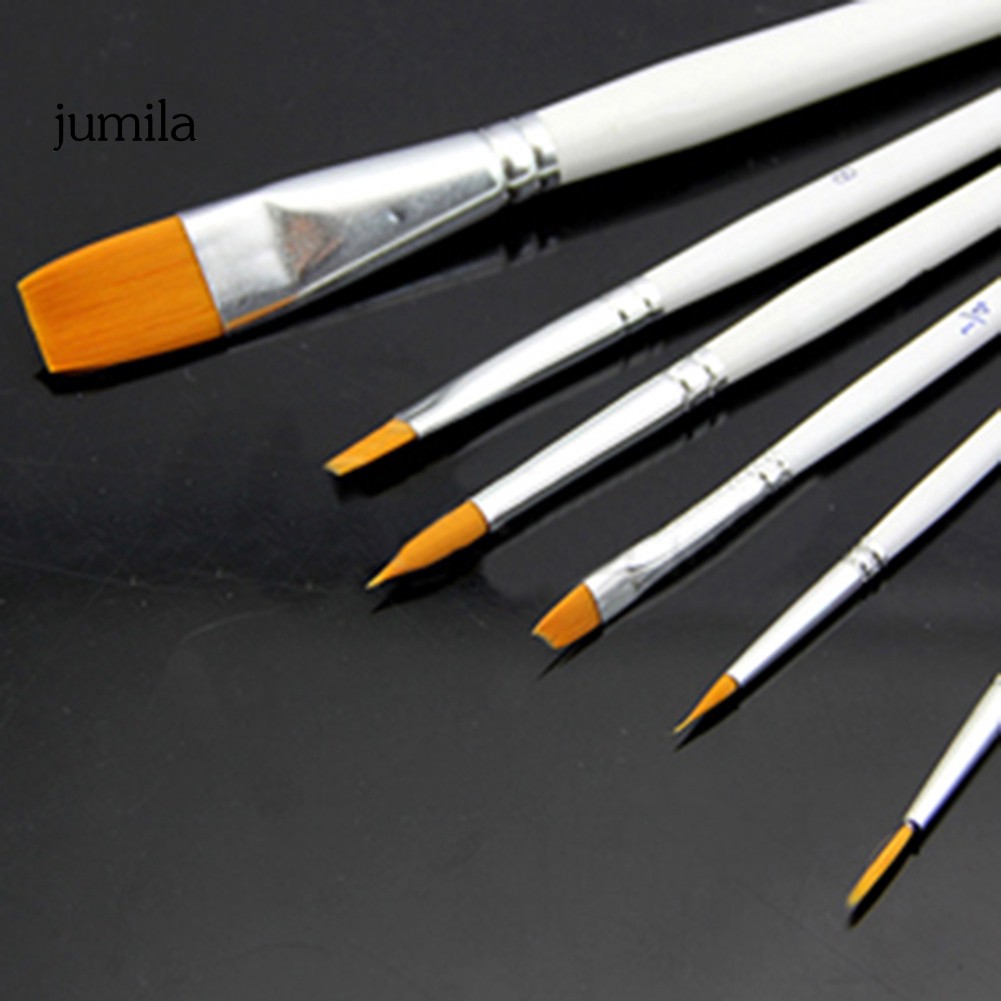 Set 6 Cọ Vẽ Màu Nước Chuyên Nghiệp