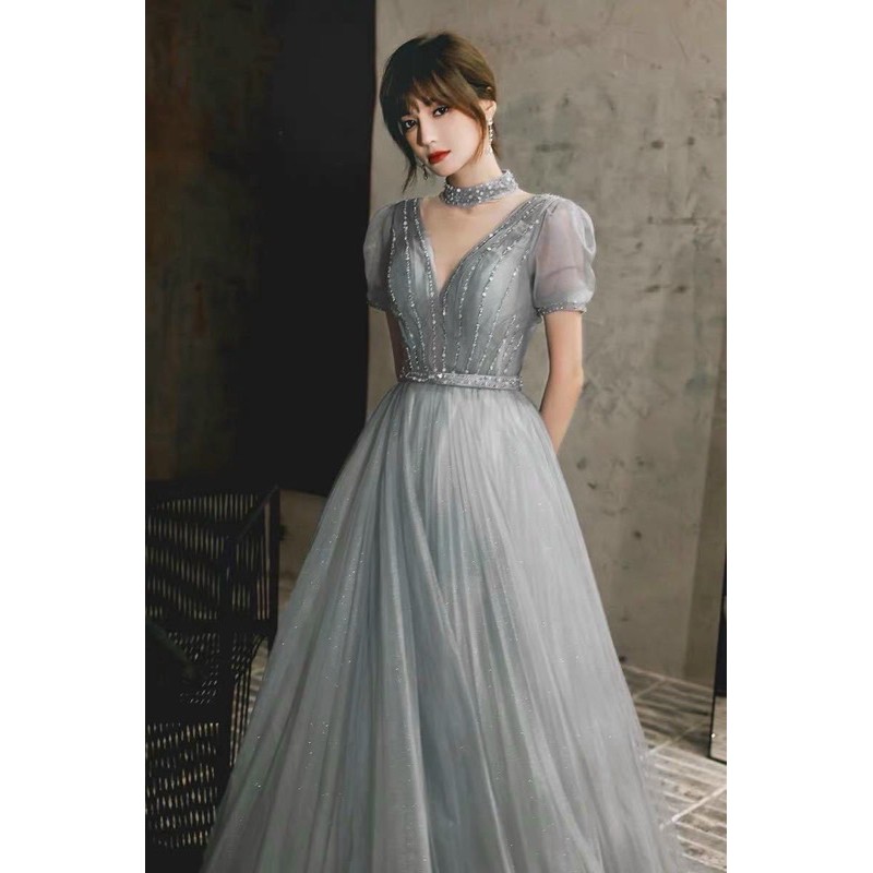 ĐẦM DẠ HỘI LƯỚI KIM TUYẾN full size S/M/L/XL (  ảnh và video chủ shop tự quay 1000% )