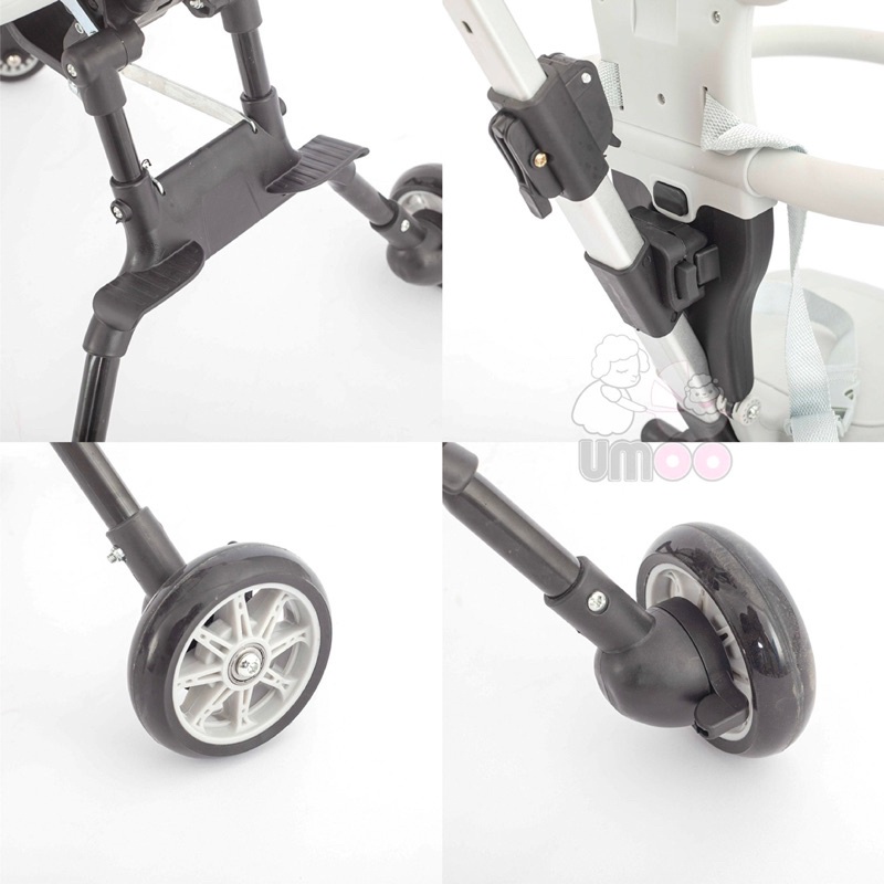 Xe đẩy gấp gọn Umoo UM-02134, thiết kế nhỏ gọn, màu sắc tươi sáng,an toàn,tiện lợi