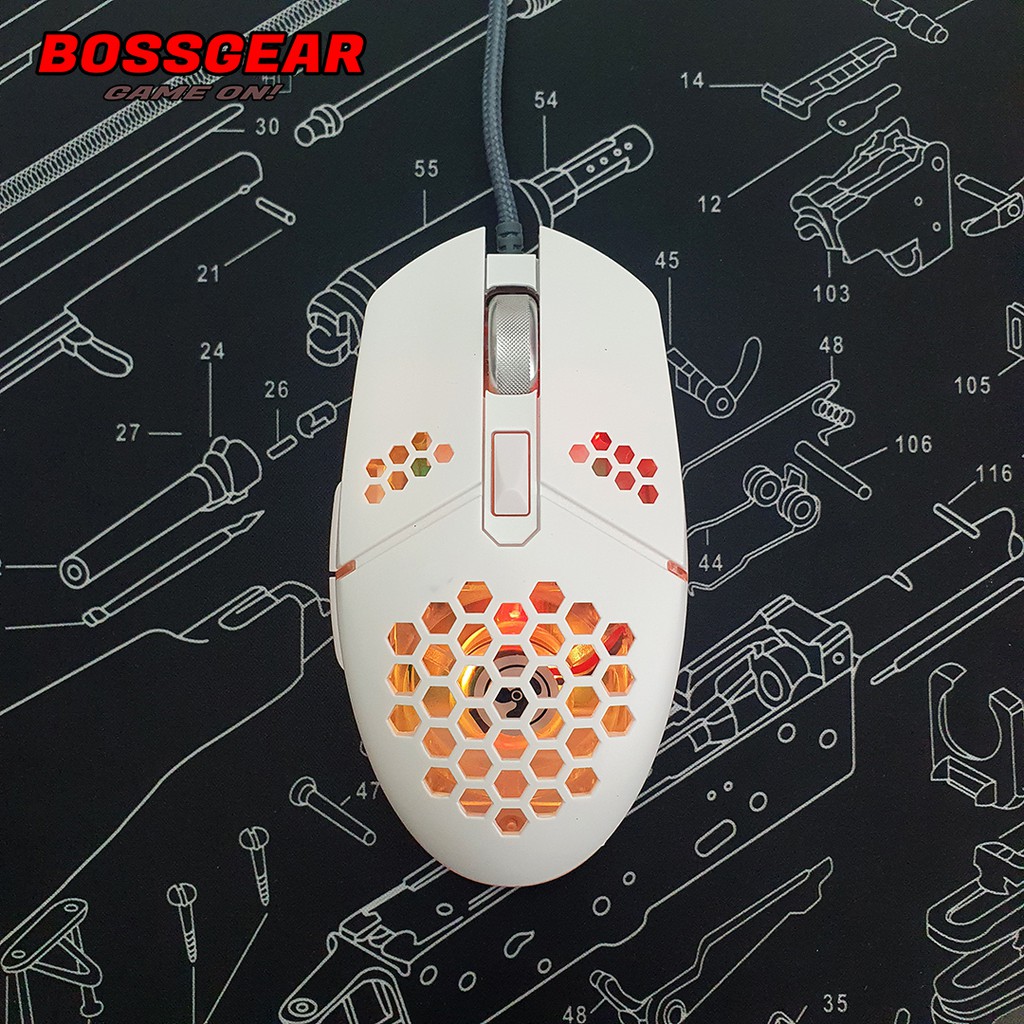 Chuột Gaming ZeroDate G25 Cooling Mouse ( Chuột Lỗ siêu nhẹ, Tích hợp quạt làm mát )