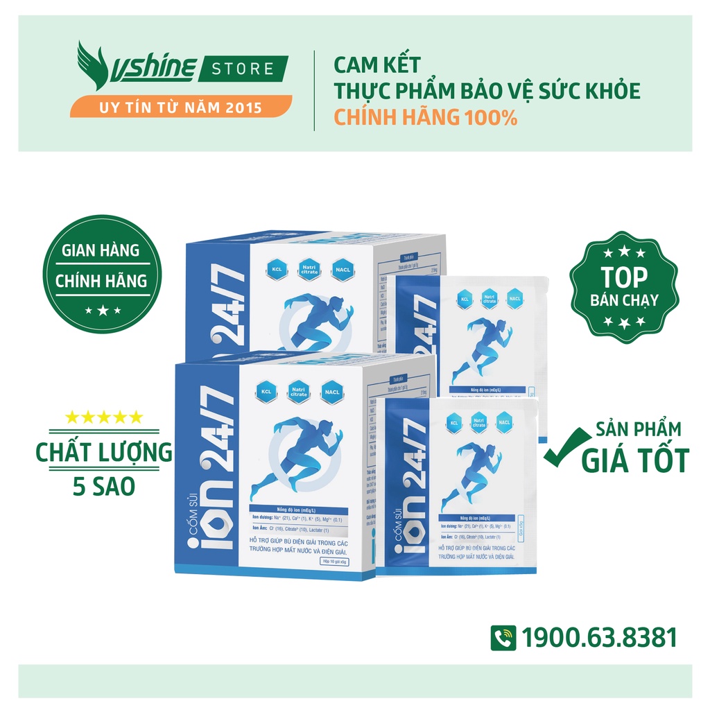 Nước uống bổ sung Ion 24/7, Bột sủi Ion 24/7