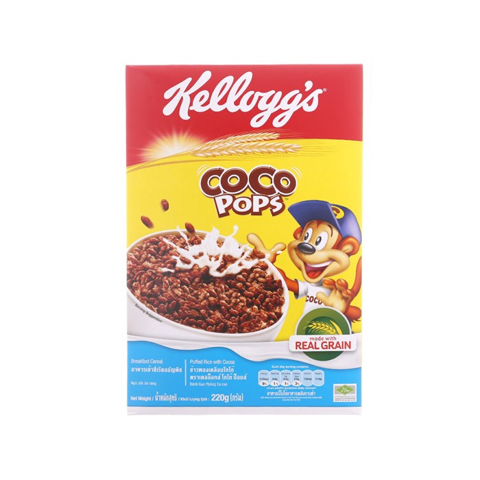 [HỘP LỚN] Ngũ Cốc Ăn Sáng Cho Bé Kellogg's Đủ Các Loại Thơm Ngon Bổ Dưỡng HỘP LỚN - Thái Lan