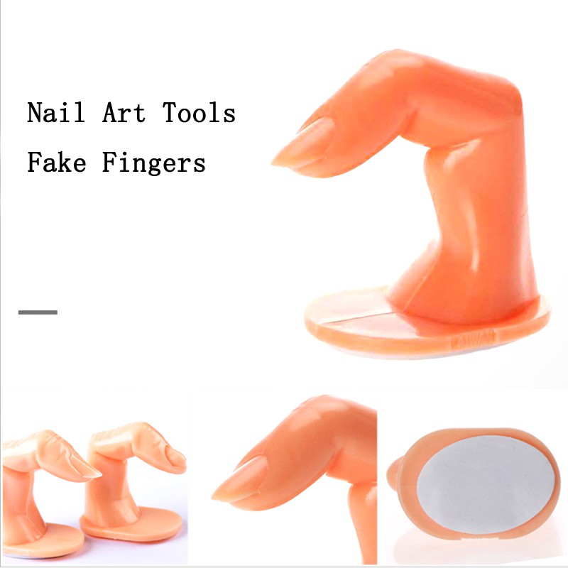 Ngón tay giả học làm nail, tập vẽ gel đắp móng chuyên dụng
