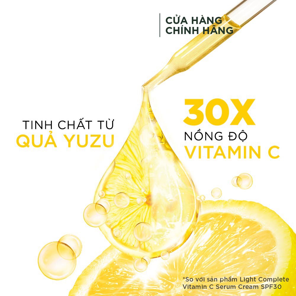 Tinh chất tăng cường sáng da mờ thâm Garnier 30ml