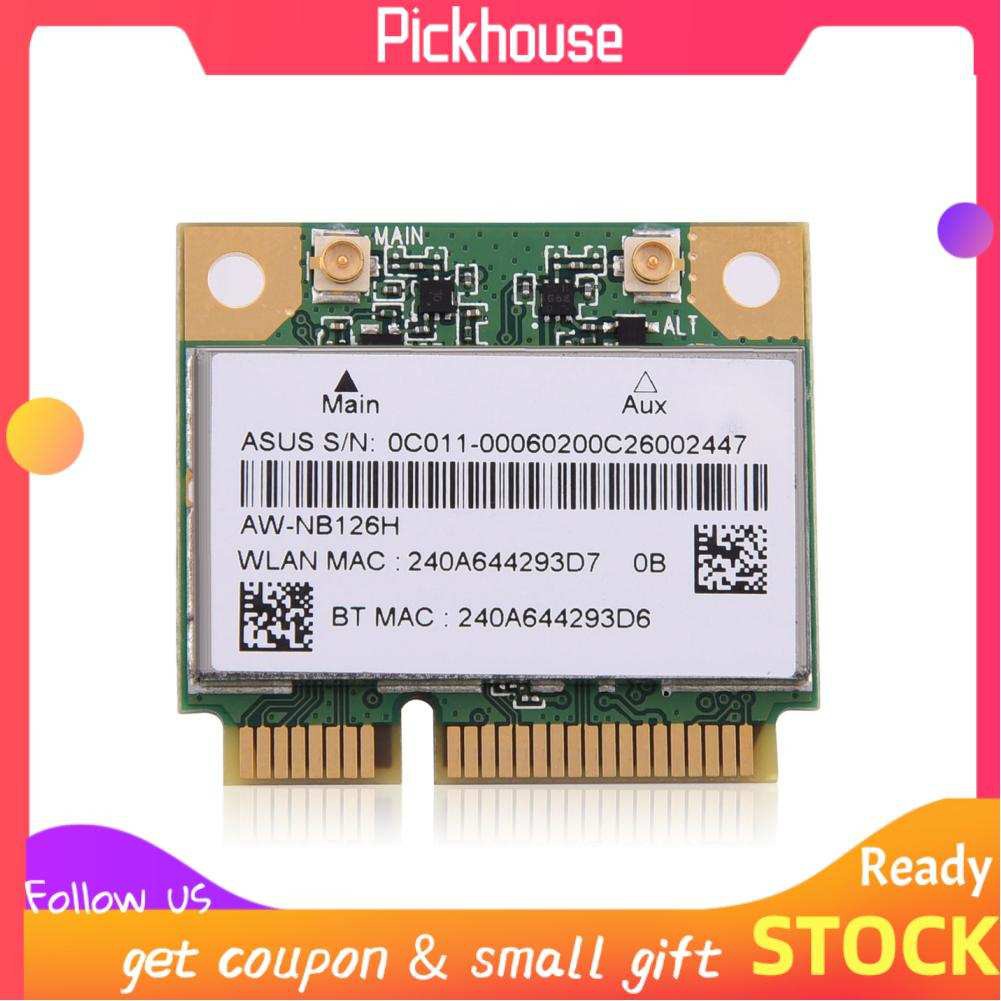 Card Wifi Không Dây 2 Trong 1 2.4g Cho Mini Pci-E Slot Dell / Asus / Toshiba / Benq