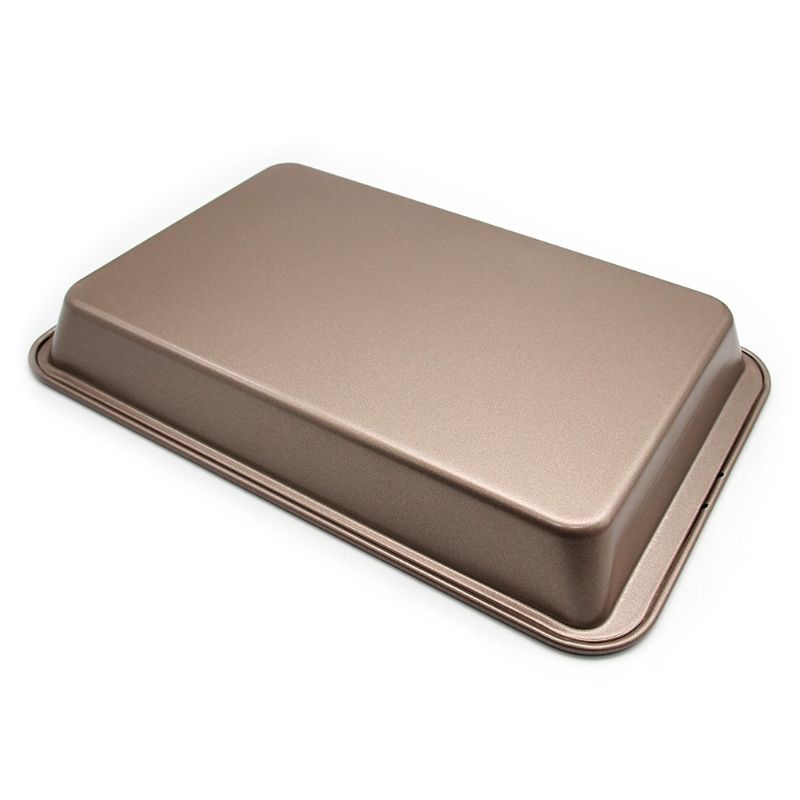 Khuôn Nướng Bánh Brownie 18 Ngăn Chống Dính Bằng Thép Kèm Dao Cắt Dễ Dàng Làm Sạch