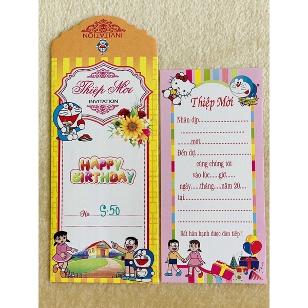 Thiệp sinh nhật in 10c