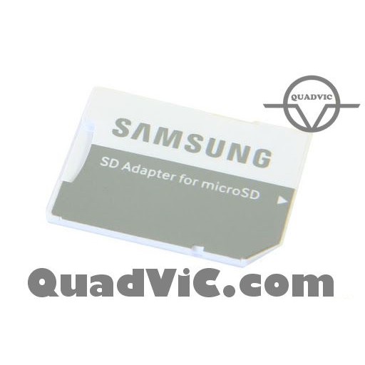 Adapter thẻ nhớ SamSung áo thẻ chuyển thẻ nhớ micro SD to SD tốc độ cao QuadViC.com N00222