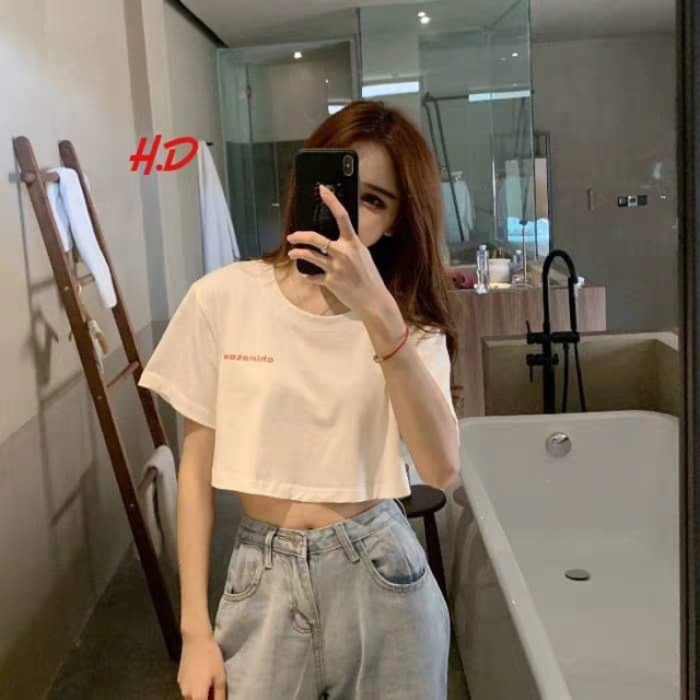 Áo croptop china ton H&amp;Đ