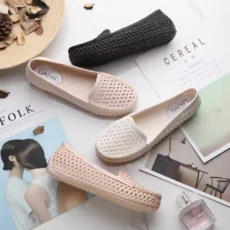 Giầy nhựa búp bê mềm mại đi mưa