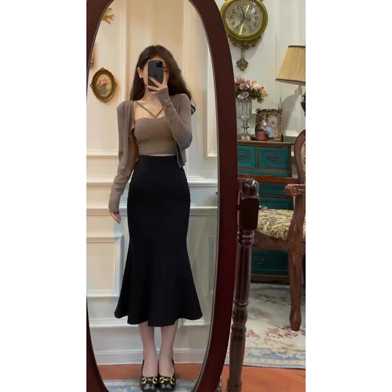Chân váy đuôi cá dáng dài loại 1 phong cách ulzzang hàn quốc