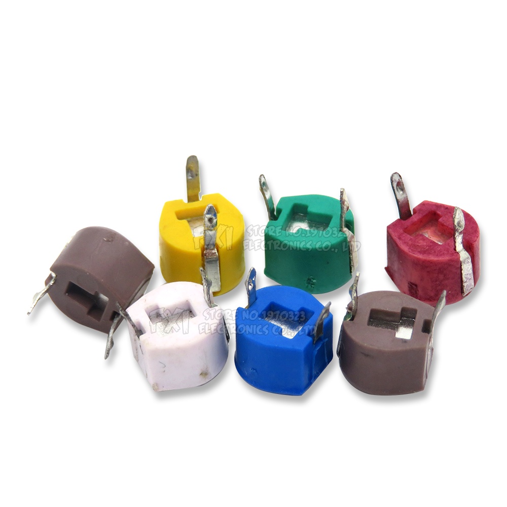 Set 10 Tụ Điện JML06-1 - 5 / 10 / 20 / 30 / 40 / 60PF 6mm JML06-1 5PF ~ 120PF DIP Chuyên Dụng