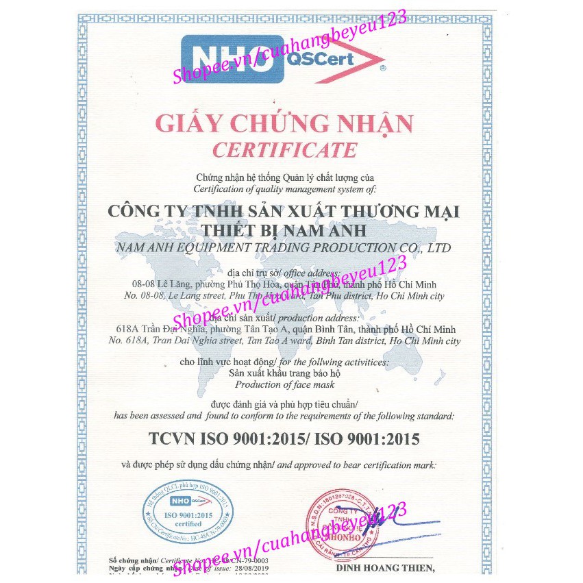 Hộp 10 khẩu trang y tế trẻ em 5D FAMAPRO / TTCARE / TT CARE - Việt Nam