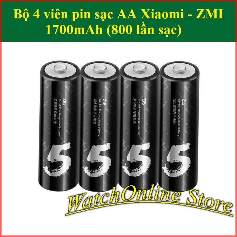 Pin sạc AA ZI5 Xiaomi - ZMI dung lượng 1700mAh sạc được nhiều lần