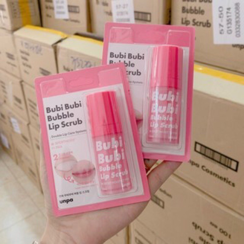 Gel sủi bọt tẩy tế bào chết môi Bubibubi Lip - Mẫu 2021 | BigBuy360 - bigbuy360.vn