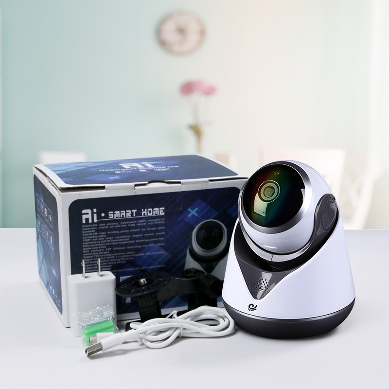 Camera IP Wifi - Việt Star Quốc Tế Trong Nhà 18Y3- 1.0Mpx 1920x1080p, Hình Ảnh Xem Siêu nét, Di Chuyển Theo Chuyển