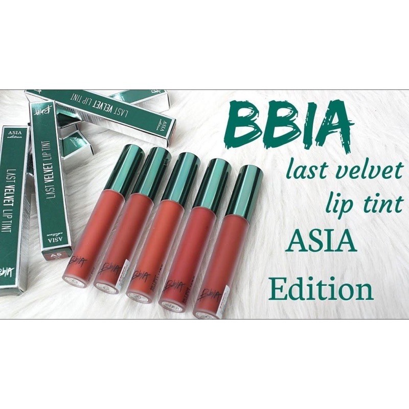 Son kem Bbia Last Velvet Lip Tint Asia Edition[ Chính Hãng]