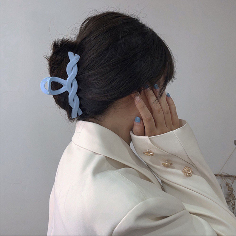 Kẹp tóc nhựa acrylic màu sắc xinh xắn dành cho nữ