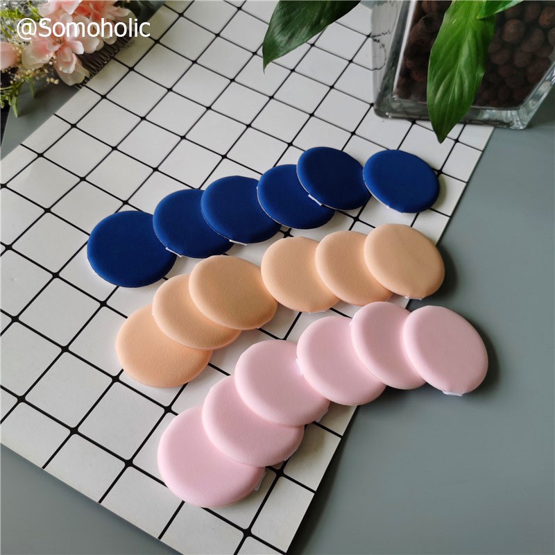 Mút Tròn Tán Phấn Nước Kem Nền Tiện Lợi