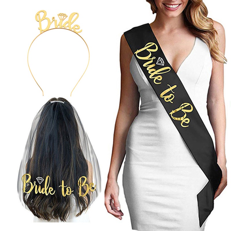 Set 6 Băng Đô Cài Tóc Cho Cô Dâu Ngày Cưới