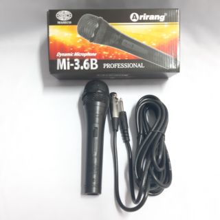 Micro dây Arirang 3.6B. Micro có dây karaoke gia đình
