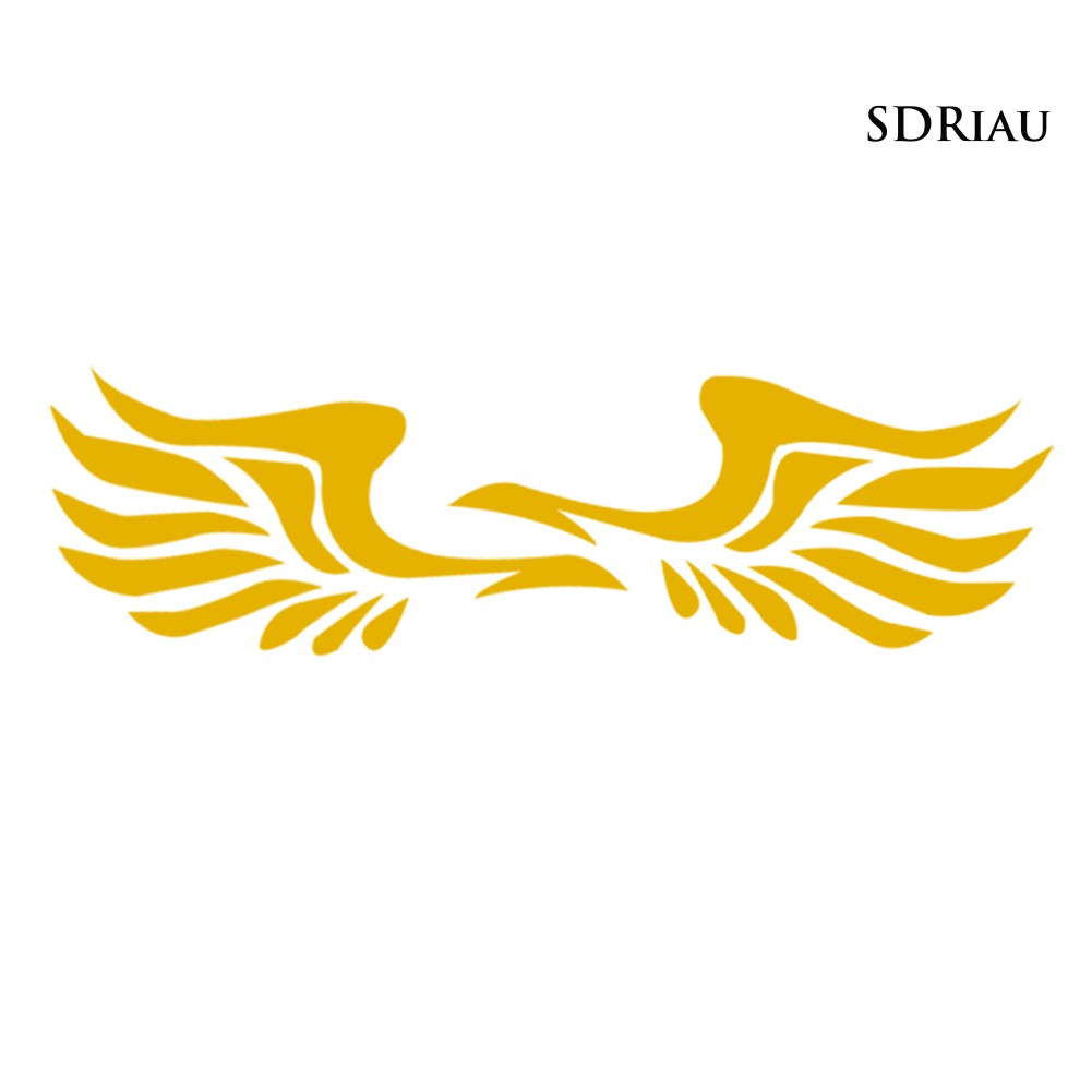 Cặp Hình Dán Phản Quang Trang Trí Gương Chiếu Hậu Xe Hơi Độc Đáo Thời Trang