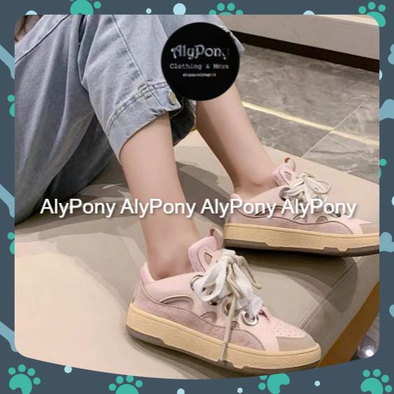 Giày Thể Thao Nữ AlyPony 2021 Dây Giày Siêu To LanVin - GLA