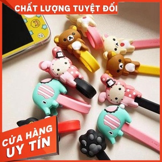 [XẢ KHO+FREE SHIP] combo 3 Kẹp chống rối dây sạc,tai nghe hình thú