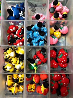 Combo 10 jibbitz jitbitz 3D (inbox shop gửi mẫu)