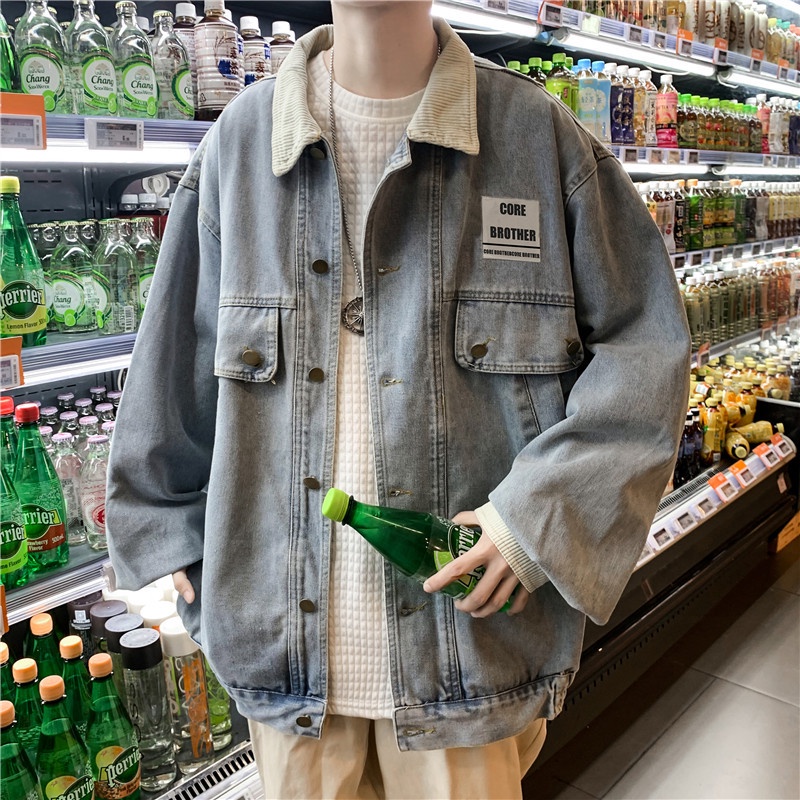 Áo Khoác Bò Nam Nữ Siêu Chất Hot Trend 2021- Cam Kết Hàng Y hình - K8