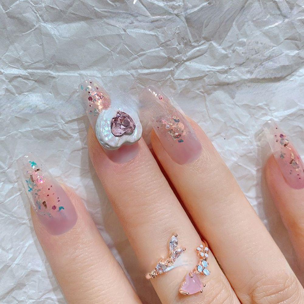 Vật Liệu Trang Trí Móng Tay Hình Ngôi Sao Năm Cánh Cho Nữ DIY|Phụ Kiện Trang Trí Móng Tay 3D Xinh Xắn