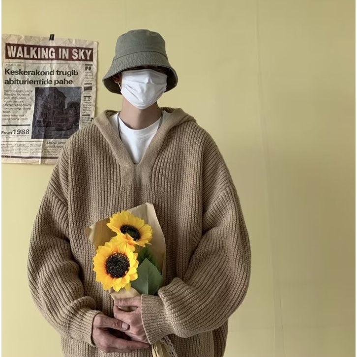 Áo Sweater nữ form rộng Áo Hoodie Màu Trơn Dáng Suông Thời Trang Hàn Quốc Cho Nam Áo hoodie nữ form 