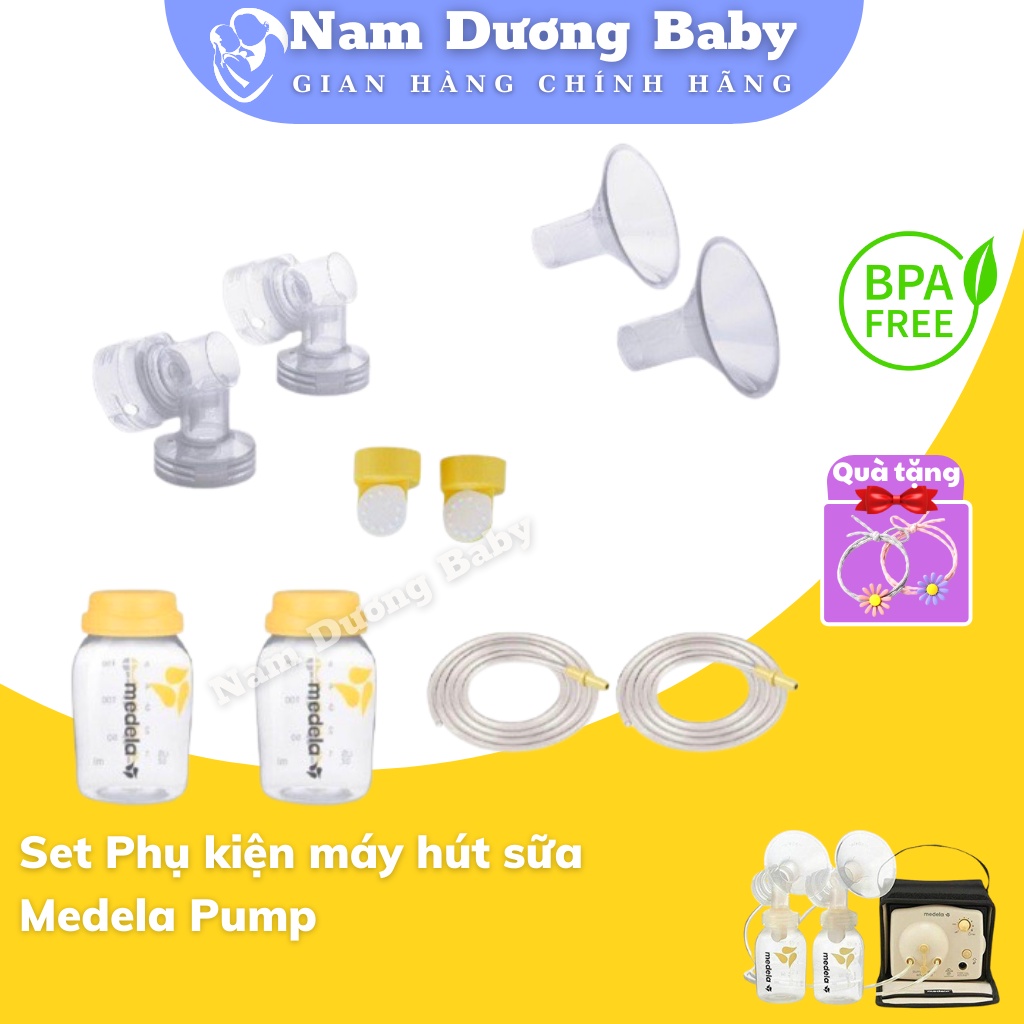 Phu kiện máy hút sữa Medela Pump - Set phụ kiện nguyên bộ cho máy hút sữa Pump In Style Advanced