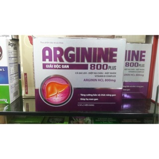 Arginin viên uống bổ gan, mát gan tăng cường chức năng gan hiệu quả, hạ men gan, gan nhiễm mỡ hộp