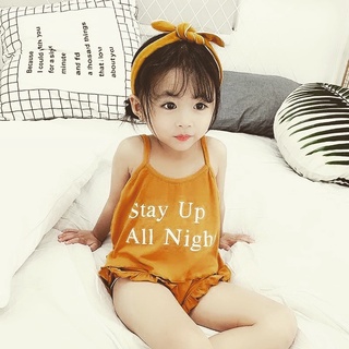 Bộ quần áo mặc nhà cotton Kun Kids cho bé gái từ 2-10 tuổi