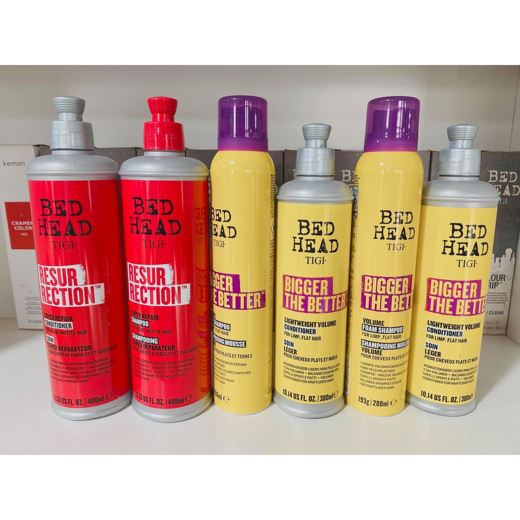 Dầu gội xả Tigi Bedhead Bigger the better tạo phồng 200ml - 300ml