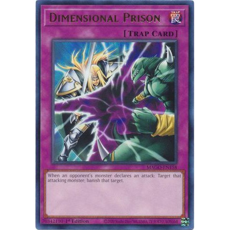 Lá bài thẻ bài MAGO-EN158 - Dimensional Prison - Rare