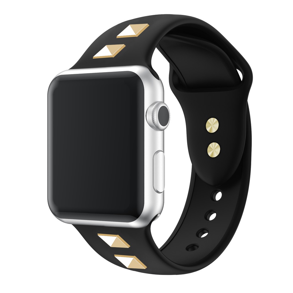 Dây Đeo Silicon Màu Cam Cho Đồng Hồ Thông Minh Apple Watch Band Se 6 5 4 3 2 1 38mm 40mm 42mm 44mm