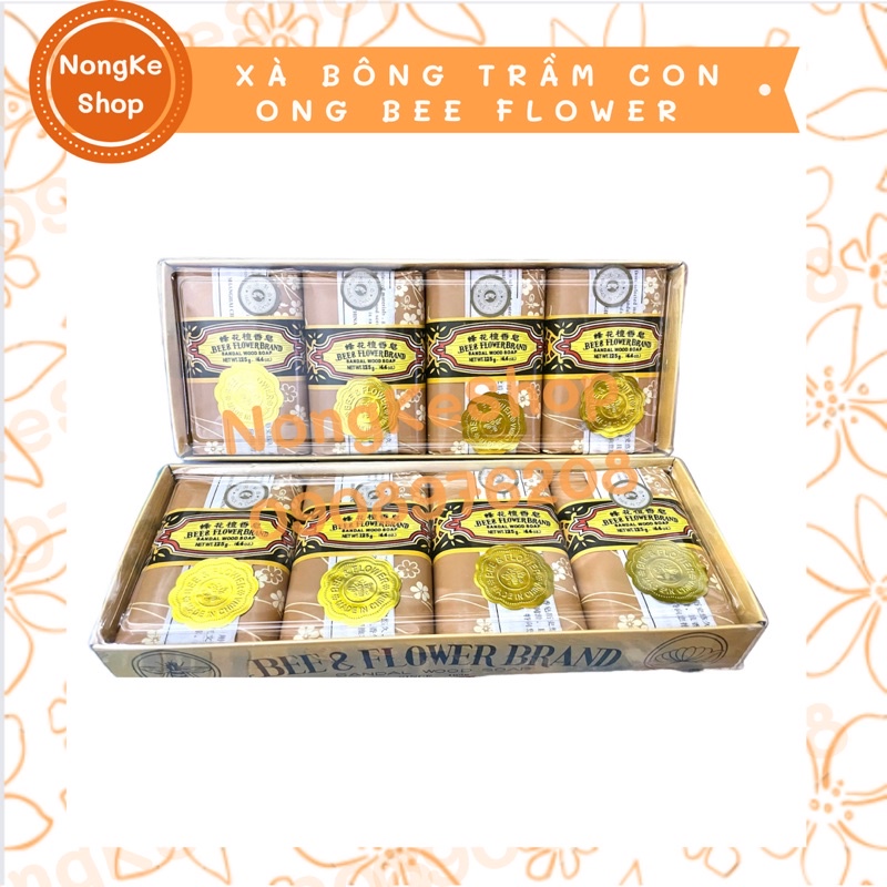 LỐC 4 CỤC XÀ BÔNG TRẦM CON ONG THÁI LAN