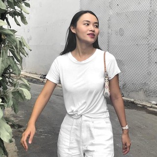 Áo thun croptop cột eo VANIA - A18006 cá tính