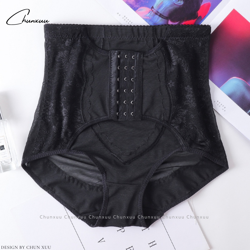 Quần lót cạp cao hỗ trợ nâng mông, thon gọn bụng có nấc cài điều chỉnh, chất liệu Microfiber cao cấp -ChunXuu GB08