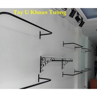 Tay U 1 Chiếc Khoan Tường Treo Quần Áo SHOP