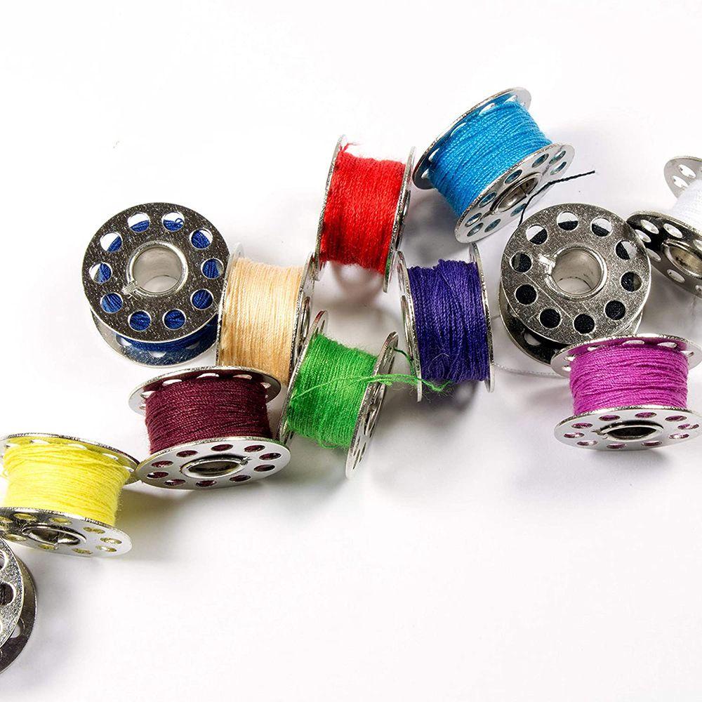 CACTU Bộ 10 / 20 Giá Đỡ Cuộn Chỉ Bằng Sắt Kiểu Vintage Tiện Dụng|Cuộn Dây Rỗng Chuyên Dụng Cho Làm Đồ Thủ Công