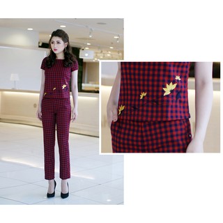 NEW Bộ đồ kẻ cổ thuyền cao cấp B34