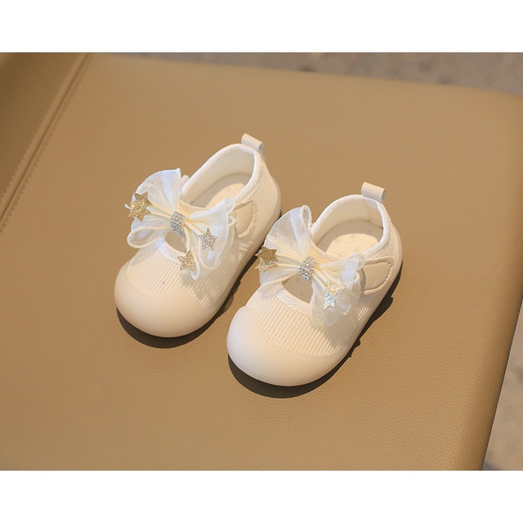Giày búp bê bé gái giày bún cho bé êm chân ngôi sao nhỏ xinh xắn búp bê