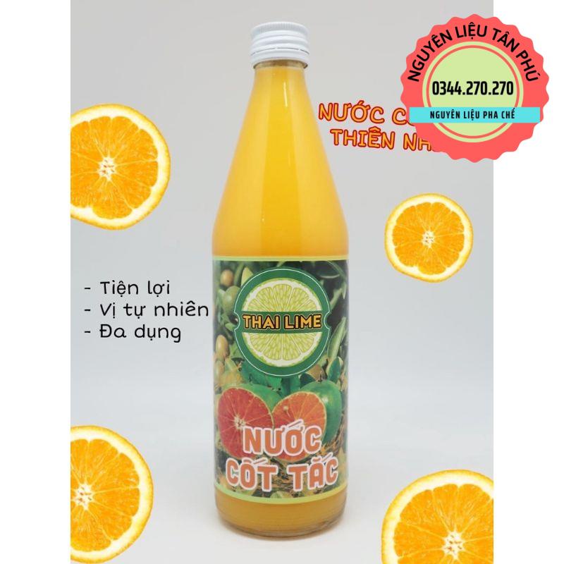 Nước cốt tắc, cốt chanh nguyên chất, không đường Thai Lime - 500ml