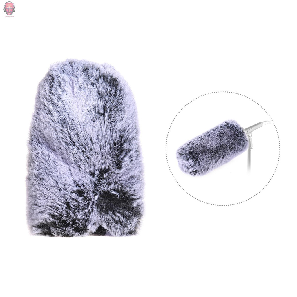 AU   Outdoor Microphone Windscreen Fur Noise Reduction Mic Wind Muff Replacement for RODE VideoMic Pro/ RODE VideoMic Pro-R/ BOYA BY-BM3030/ BOYA BY-BM3031/ BOYA BY-BM3032